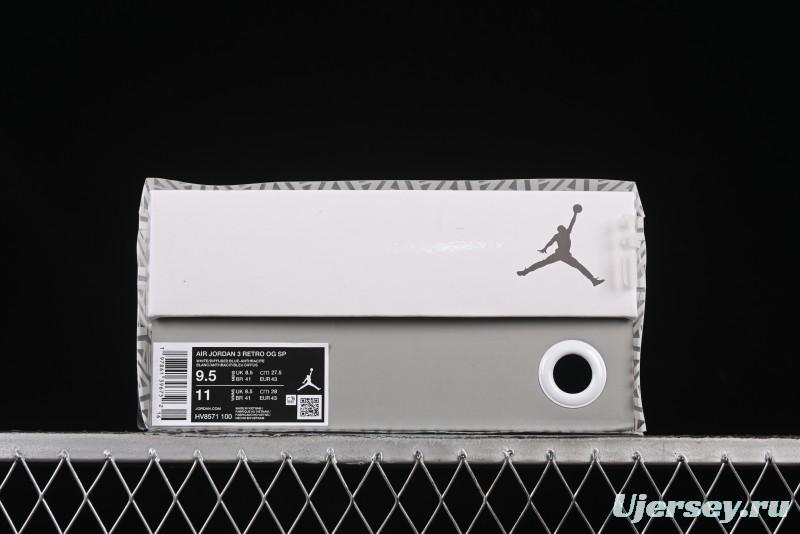 Nike Air Jordan 3 Retro SP "Diffused Blue" - HV8571-100