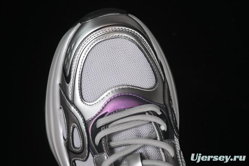 GG-CC 25ss New Platform Chunky Sneakers with 7CM Height Increase and Irregular Design - 668-2 Black