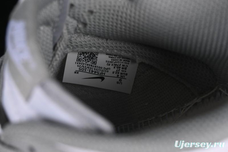 Nike SB Dunk Low White Grey Low-Top Casual Skate Shoes - HF5441-105