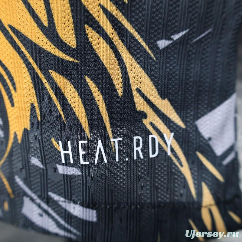 Player Version 25/26 Liverpool Dark Grey with Golden Phoenix Pattern Jersey