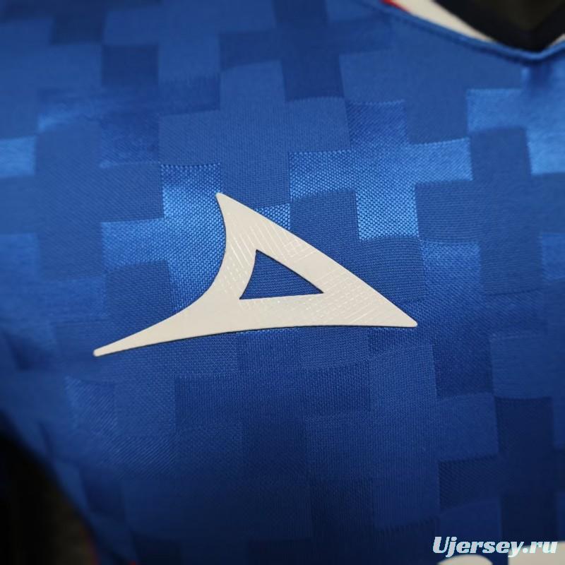 Player Version 25/26 Cruz Azul Home Blue with Digital Pixel Pattern Jersey