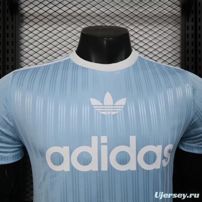 Player Version 2025 Adidas Original Light Blue T-Shirt