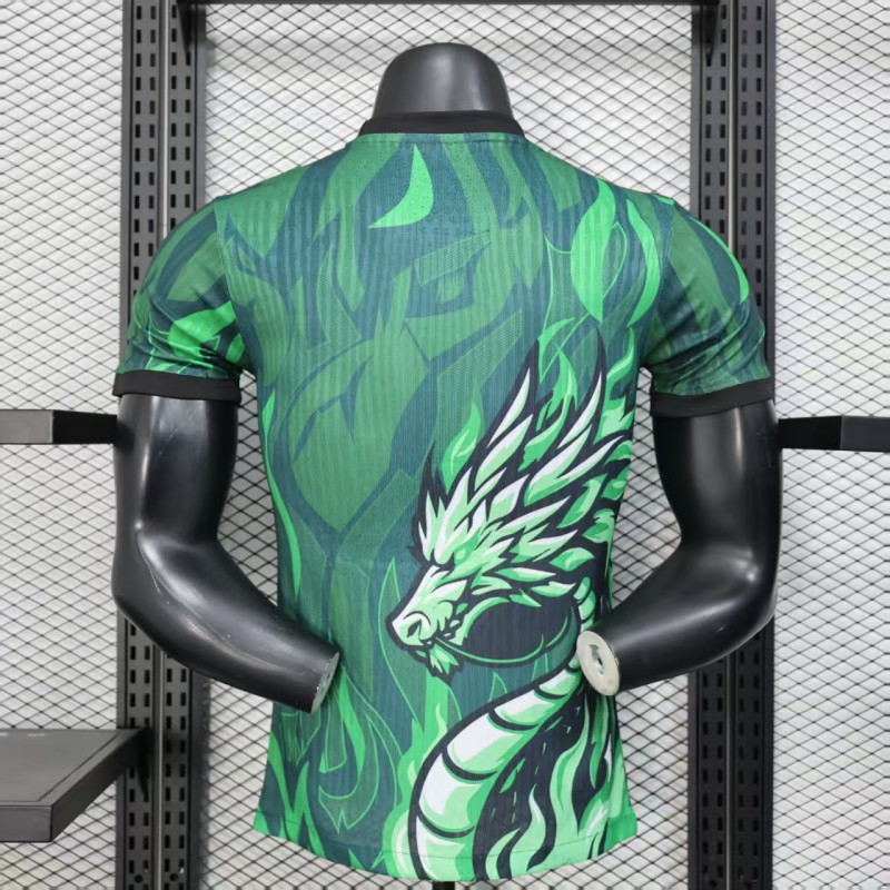 Player Version 25/26 Liverpool Green with Dragon Pattern Jersey