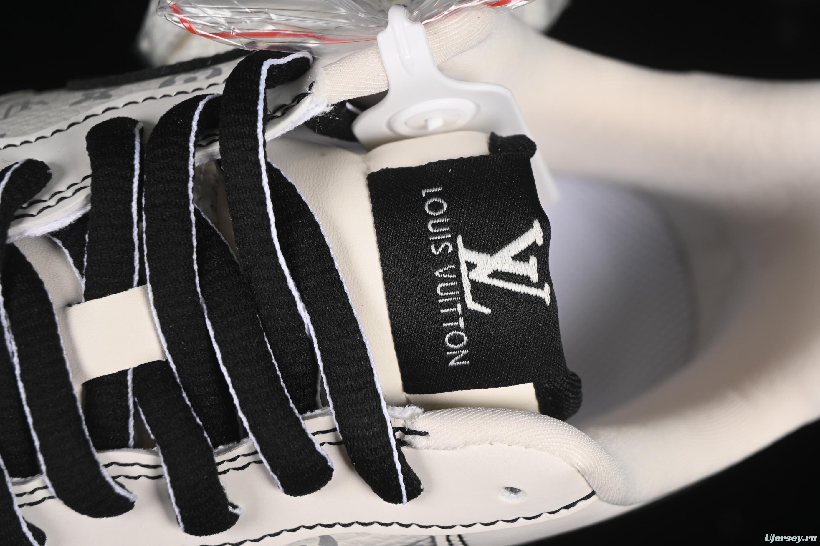 Nike Air Force 1 '07 Low LV Collaboration White Black Casual Sneakers - BZ6808-102