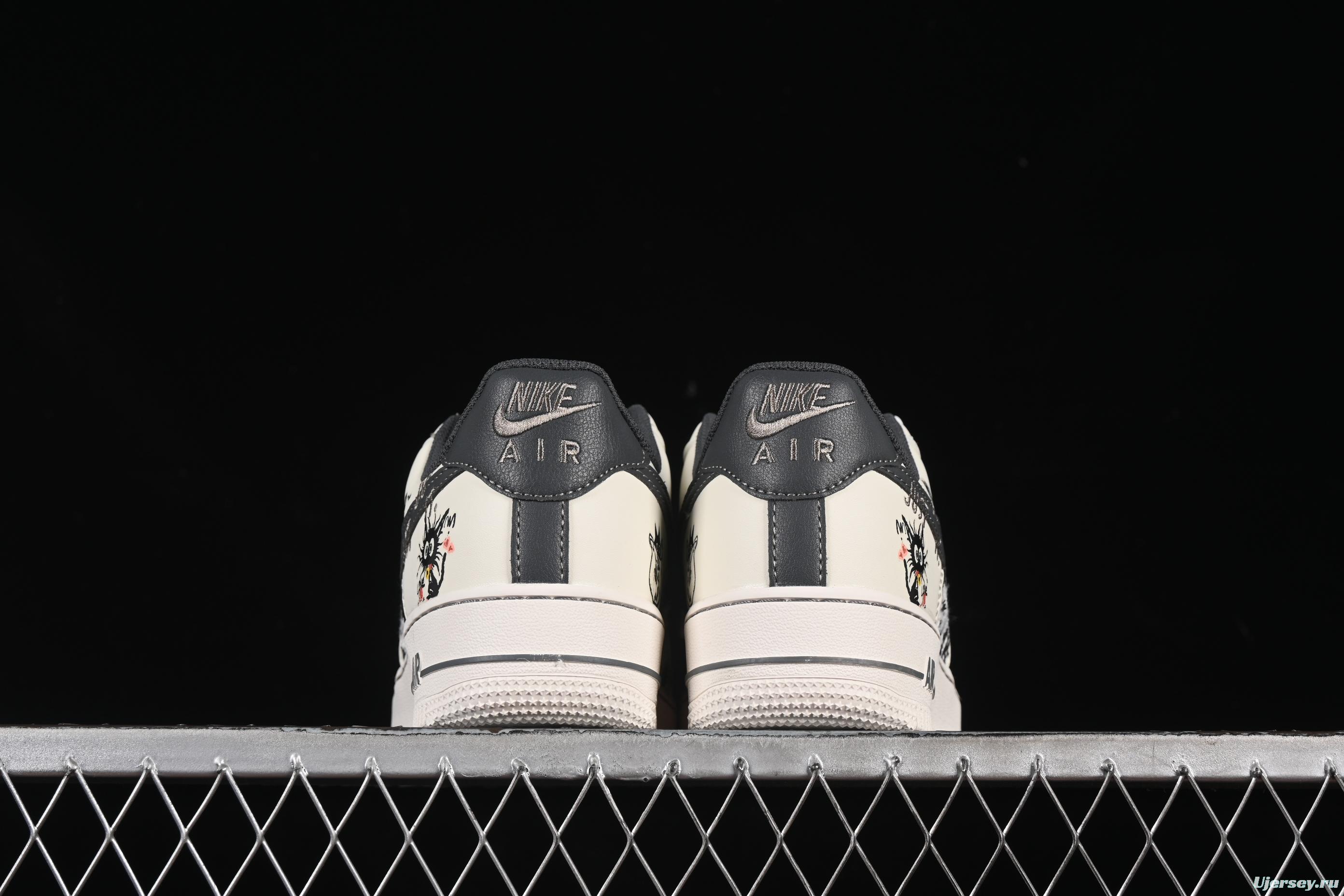 Nike Air Force 1'07 Low Little Black Cat Casual Sneakers - FJ7740-710