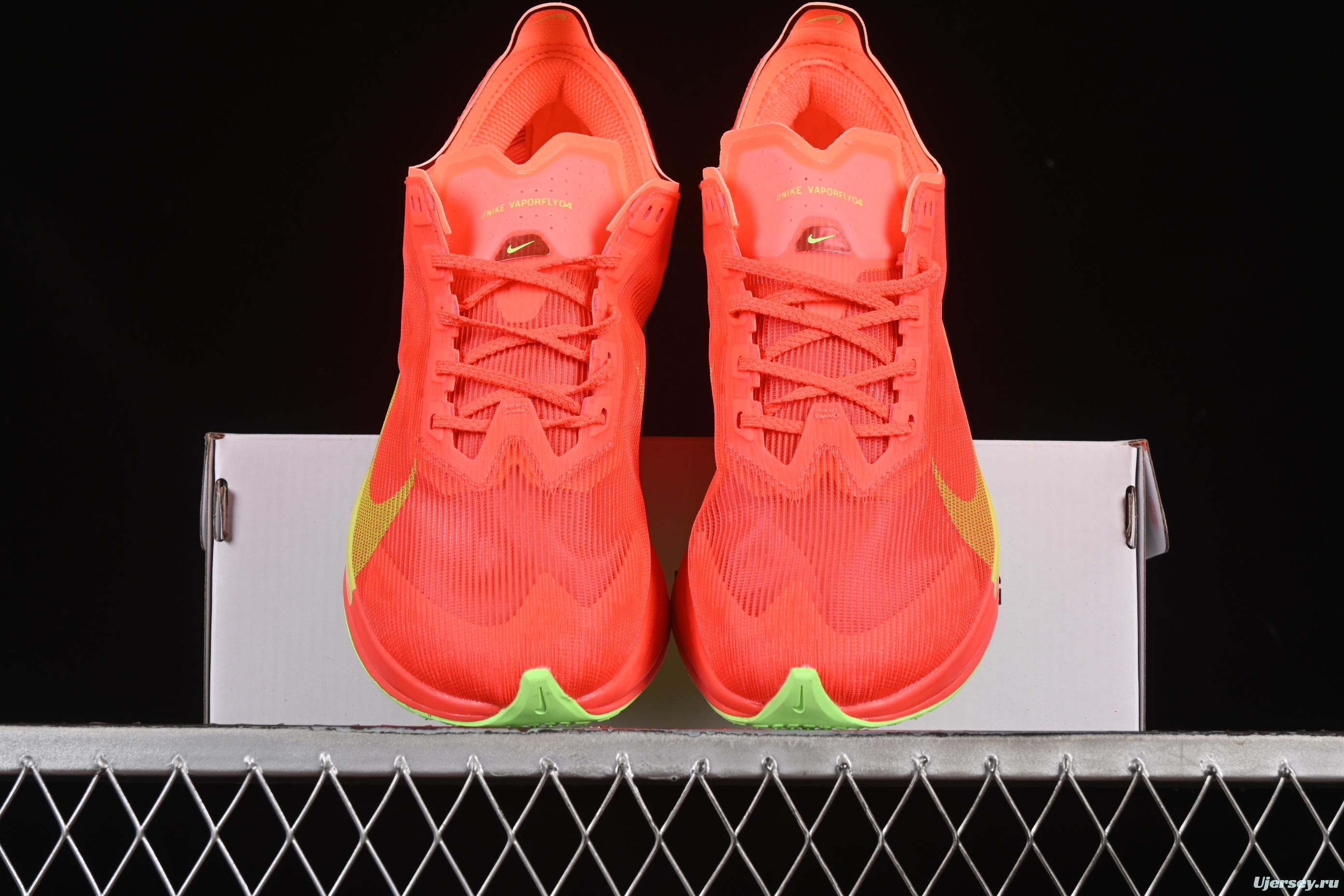 Nike ZoomX Vaporfly NEXT% 4 Marathon Series Road Racing Ultra-Light Cushion Running Shoes - HF6414-600