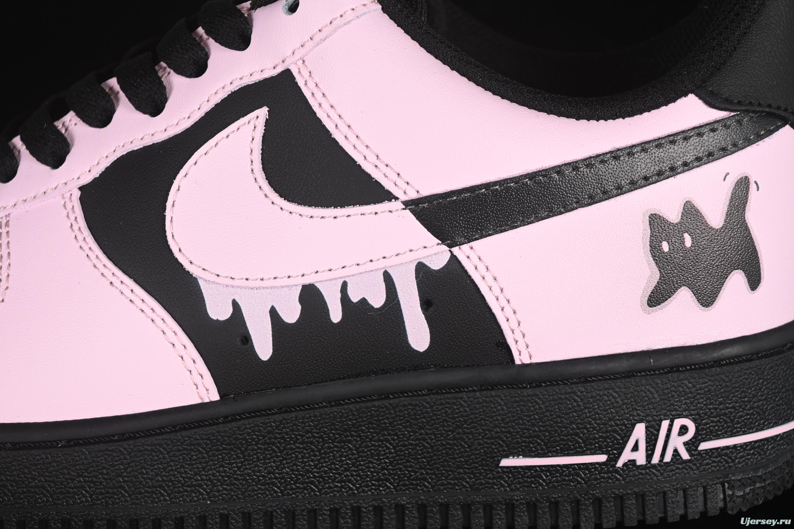 Nike Air Force 1'07 Low Casual Sneakers with Sweet Kitty Anime Theme - ZH0316-080