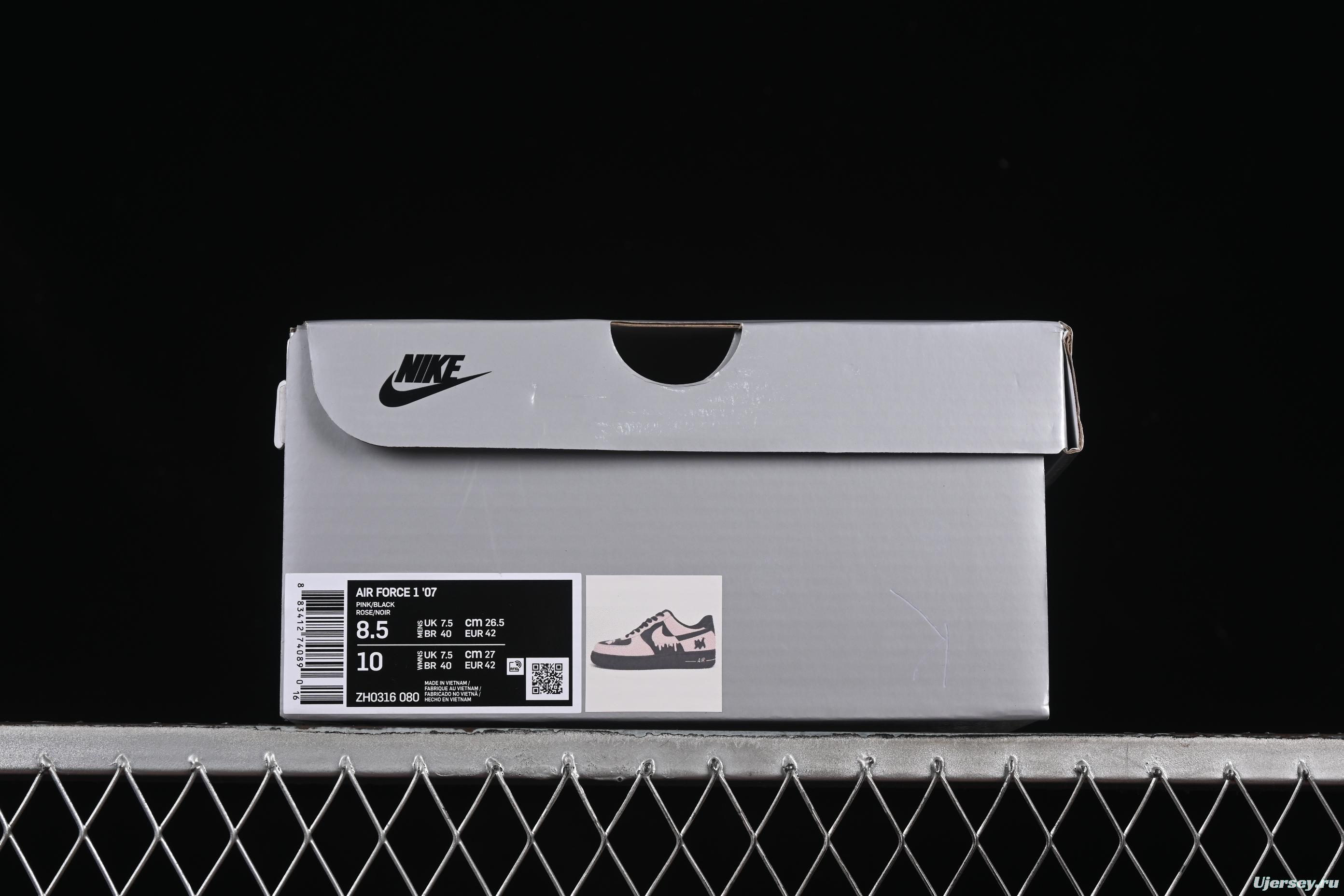 Nike Air Force 1'07 Low Casual Sneakers with Sweet Kitty Anime Theme - ZH0316-080