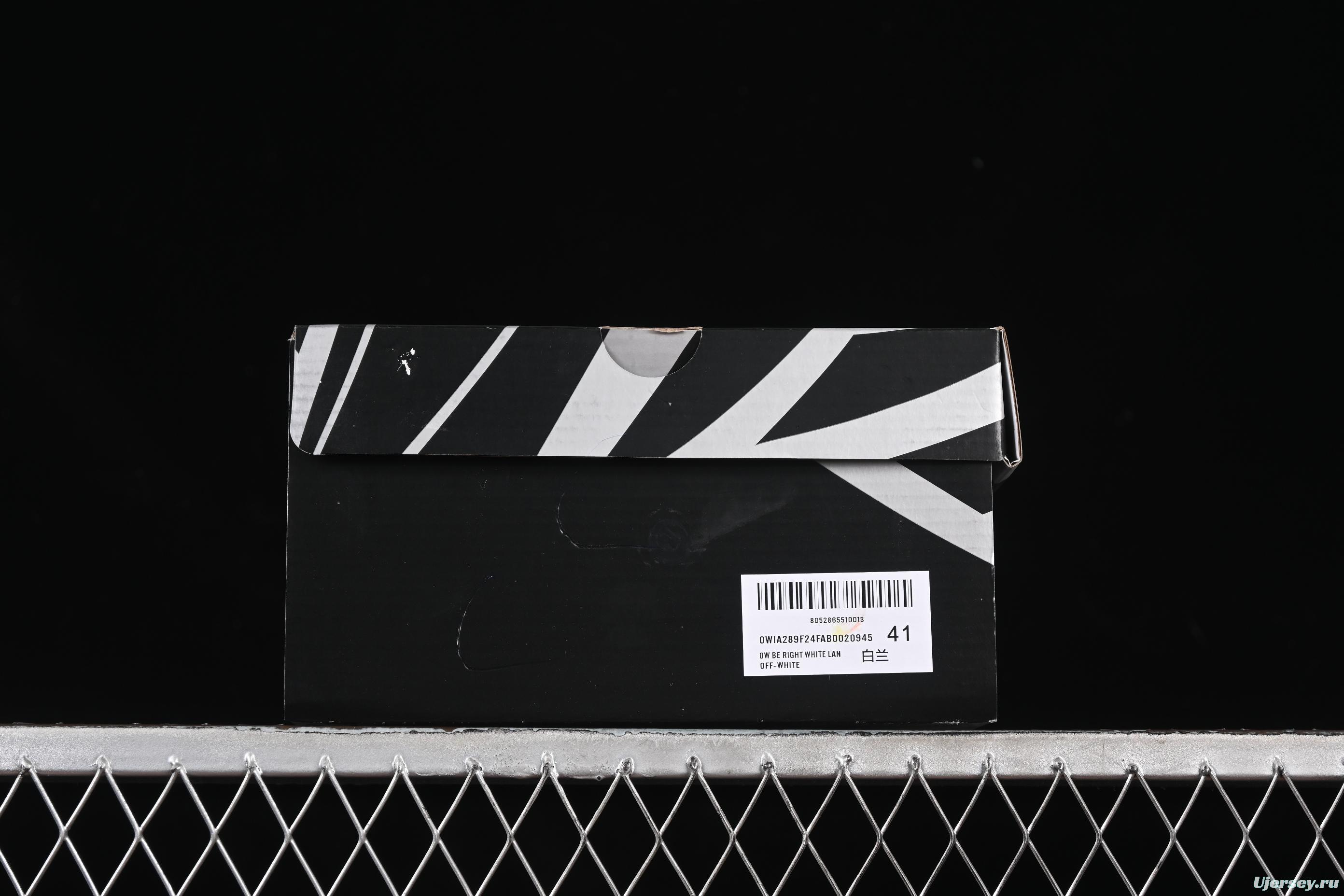 Off-White Be Right Low-Top Lifestyle Sneakers in White Blue - C.D4