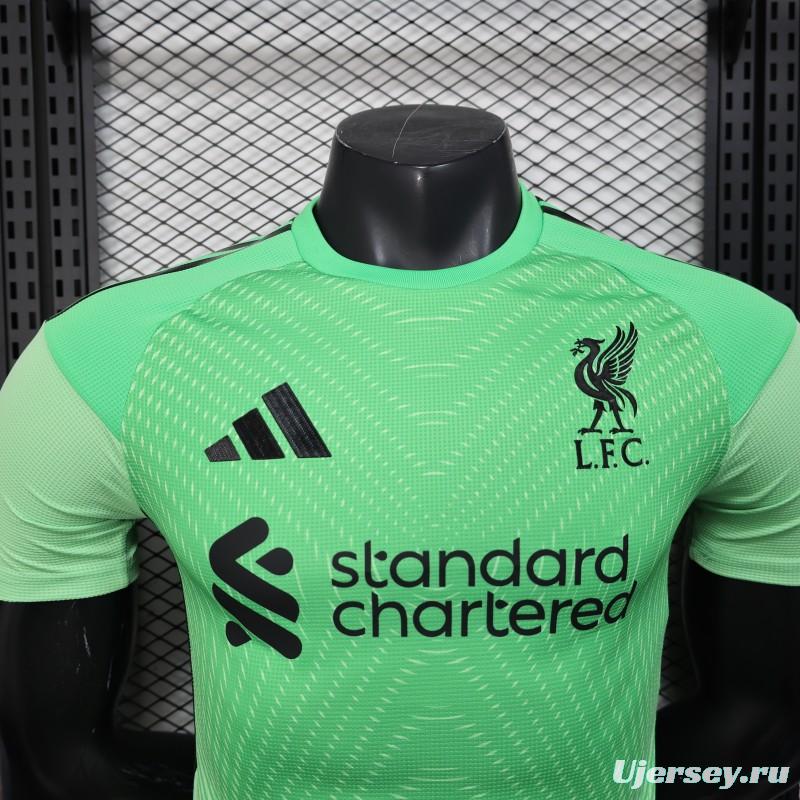 Player Version 25/26 Liverpool Green Goalkeeper Jersey