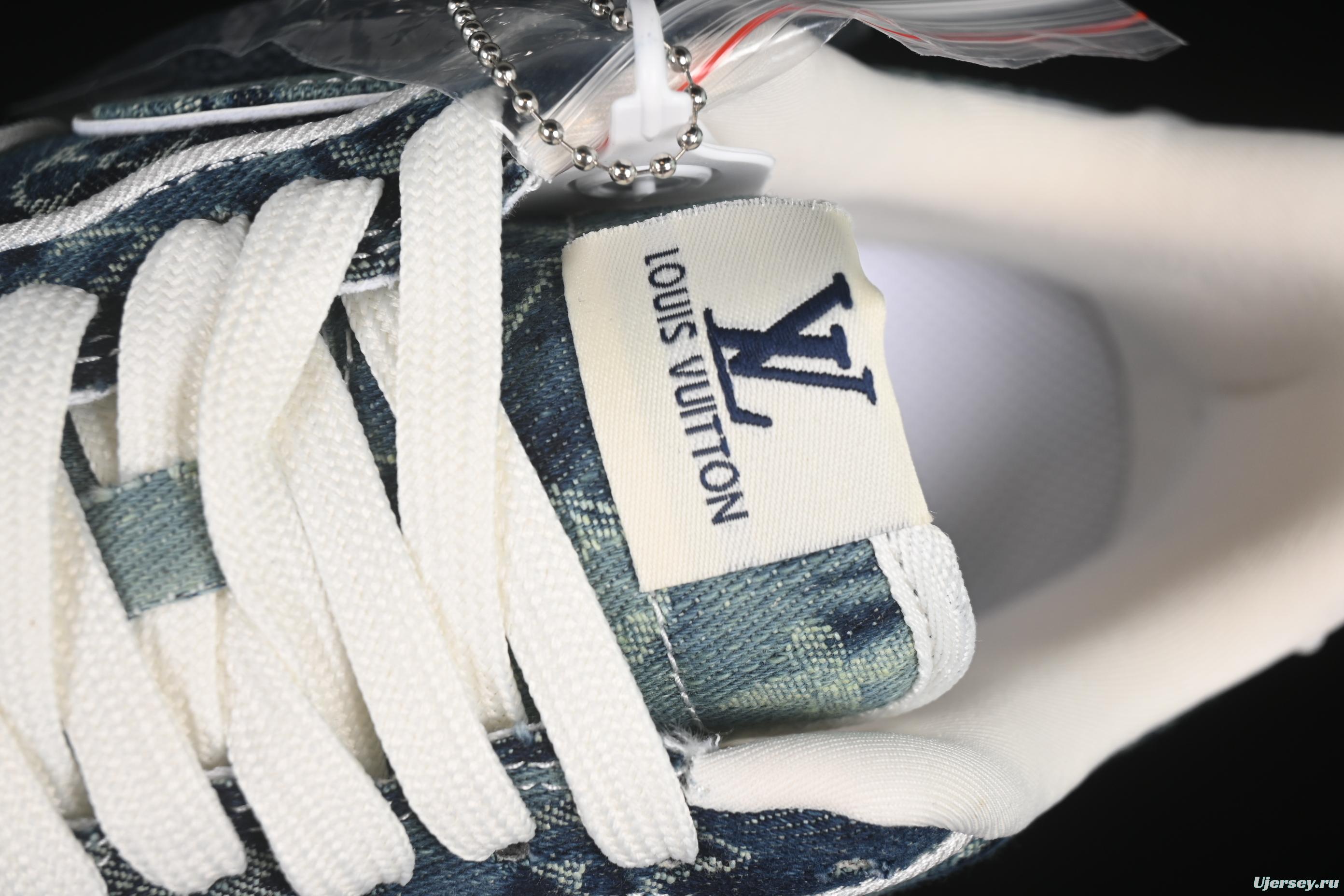 Nike Air Force 1 '07 Low LV Collaboration Blue Denim Casual Sneakers - SC9207-533