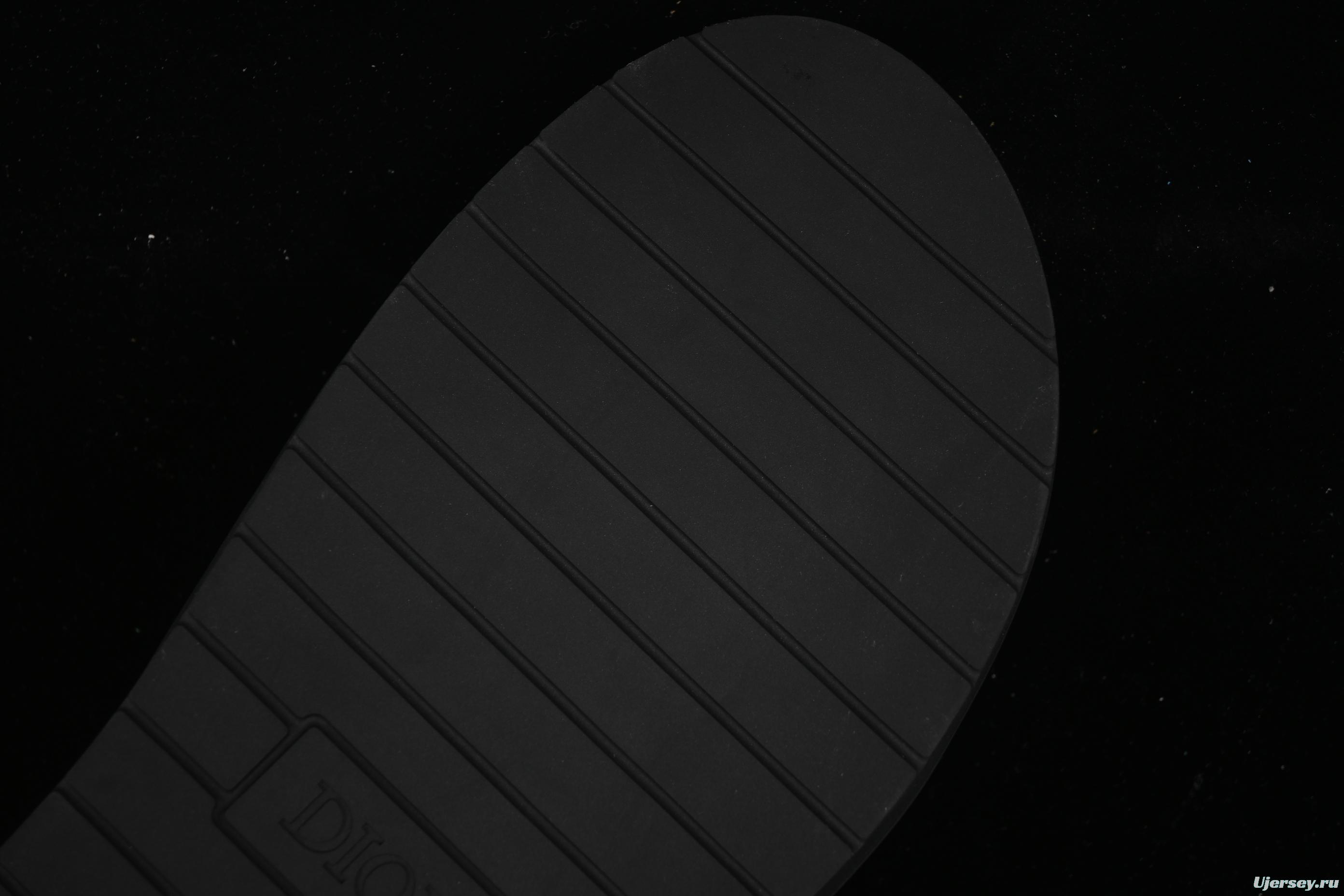 Dior Aqua Summer Men's Platform Casual Sandals with Oblique Print - 3SA126ZSA