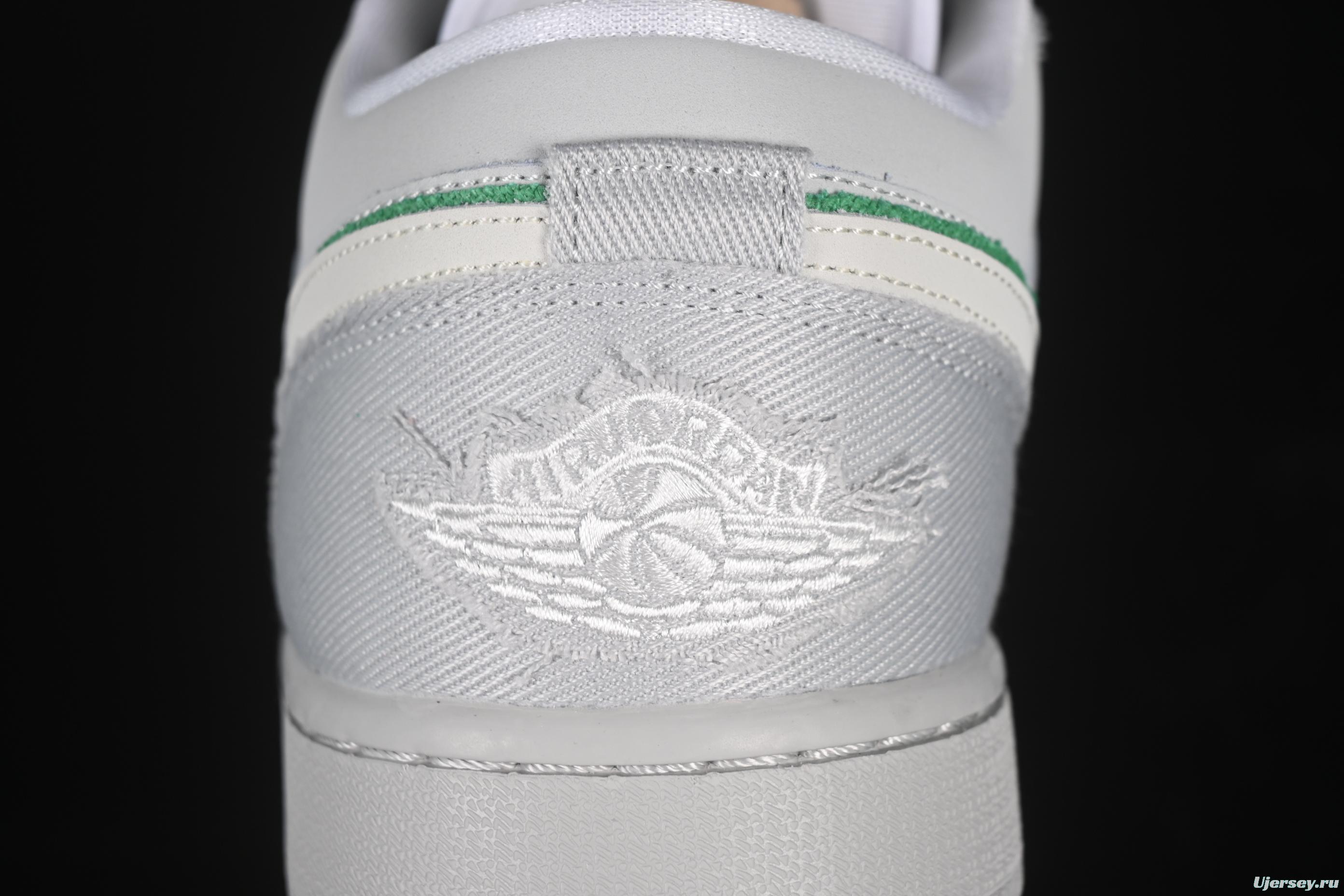 Nike Air Jordan 1 Low "Dongdan" Casual Sneakers with Woven Grey Design - IH3369-077