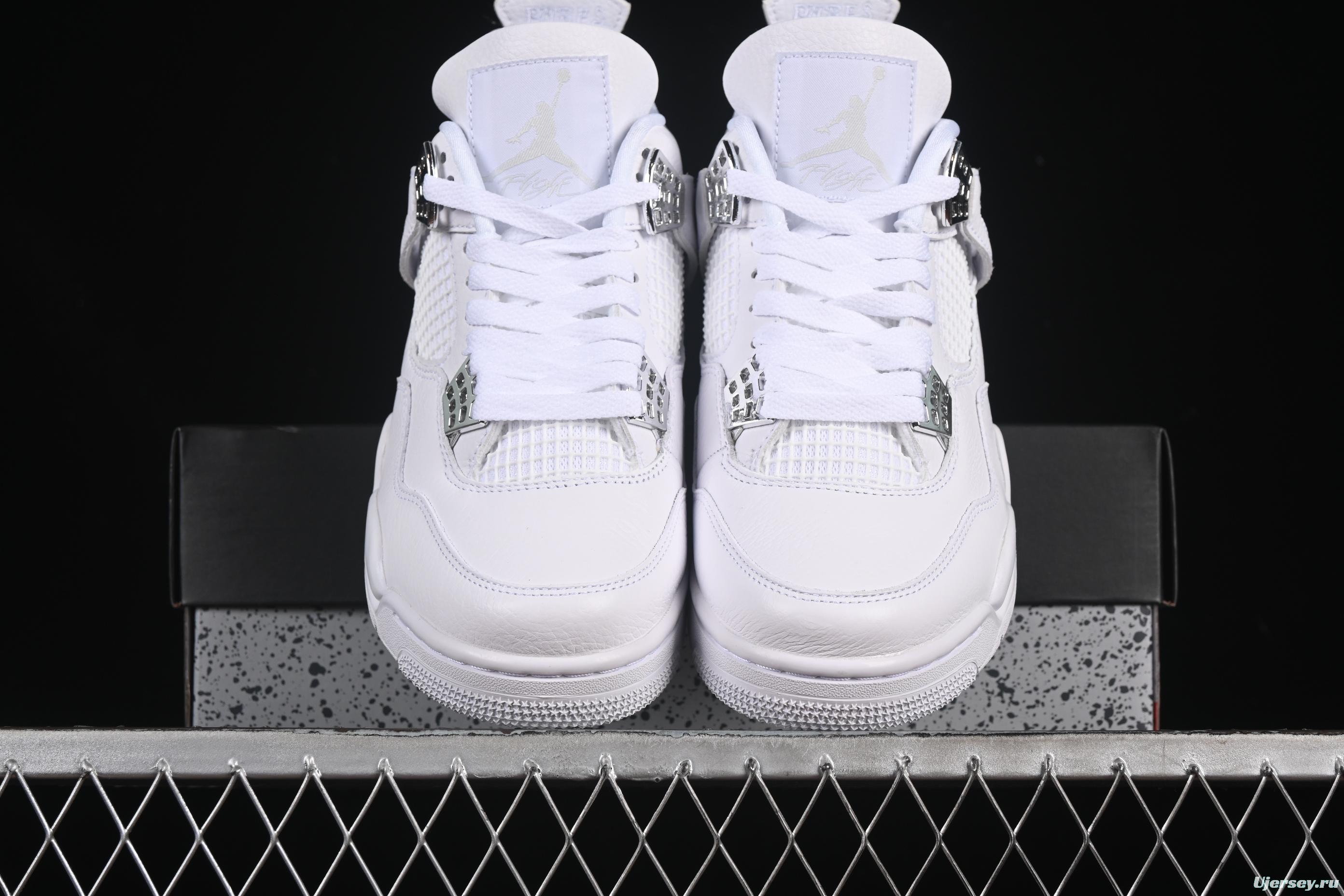 Nike Air Jordan 4 Retro PureMoney Sneakers - 308497-100