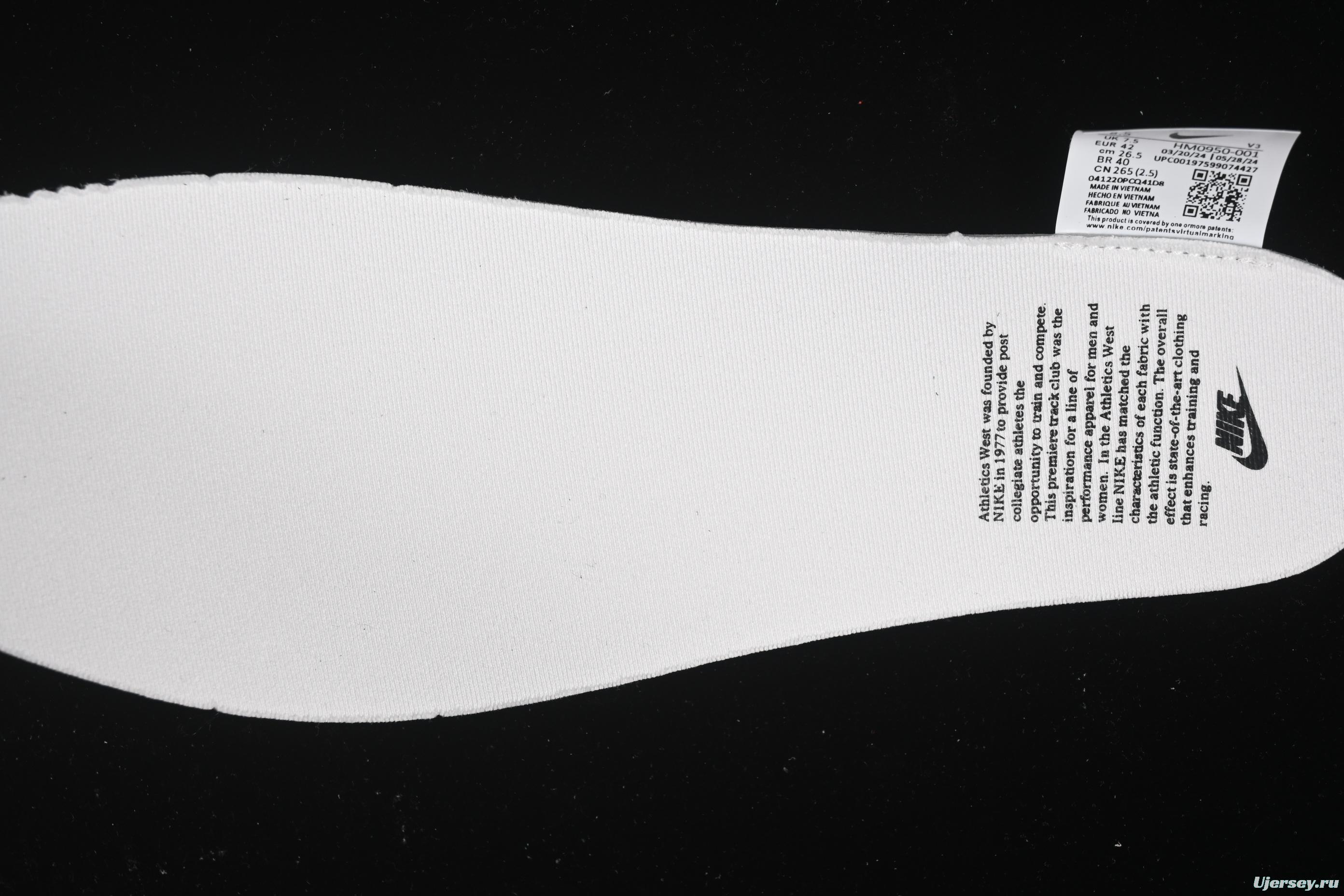 Nike Stussy Roshe Run LD-1000 Comfortable Versatile Non-Slip Wear-Resistant Waffle Low-Top Casual Running Shoes - HM0950-001