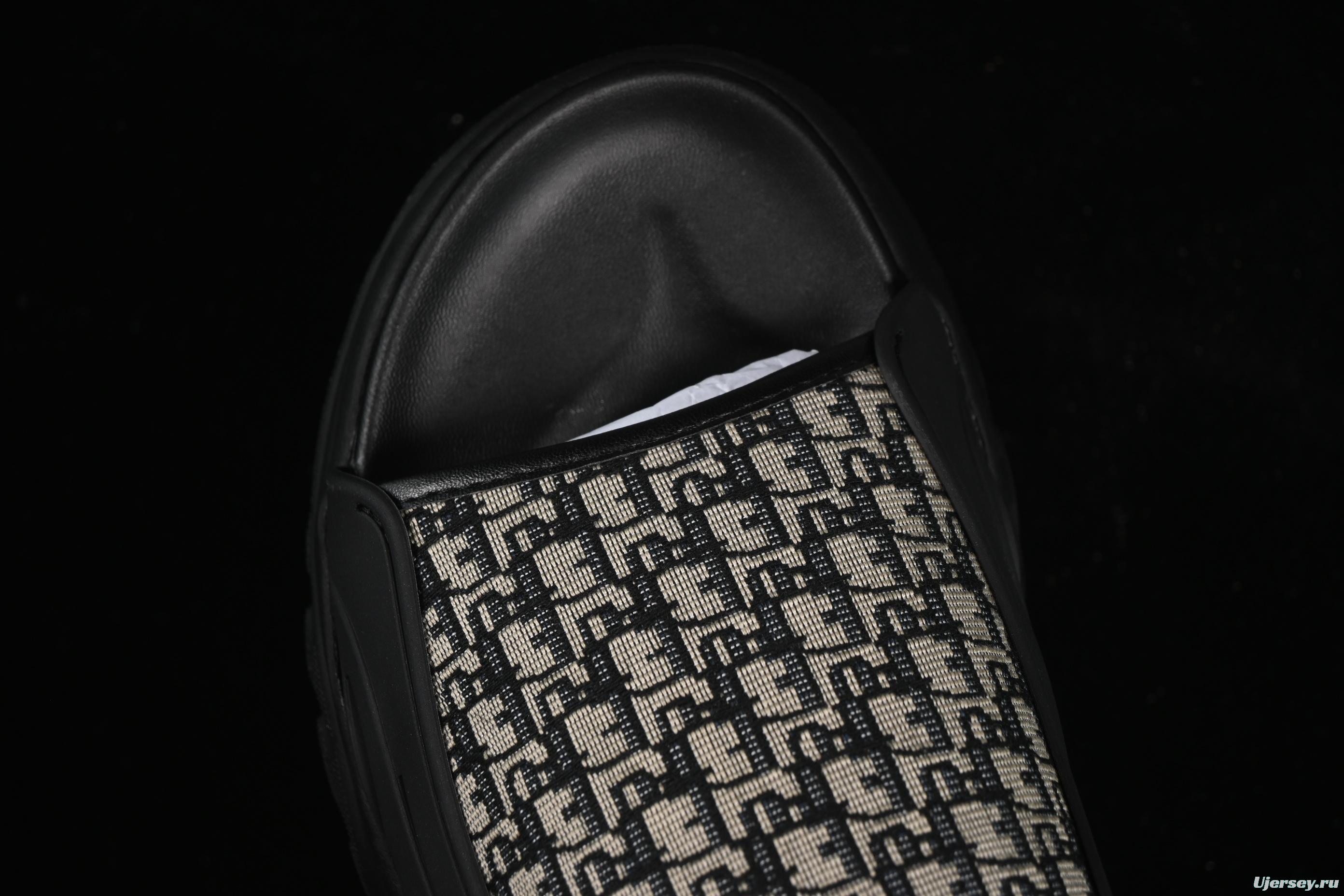 Dior H-Town Oblique Summer Men's Platform Casual Sandals - 3SA132ZYF