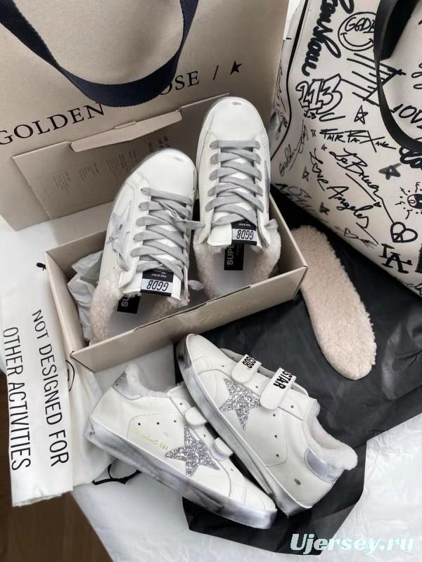 2024 Slippers GGDB White Shearling Slippers MJ00280