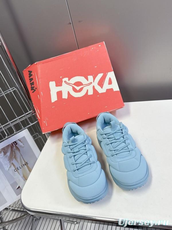 2025 Women Marni Blue Fabric Sneakers
