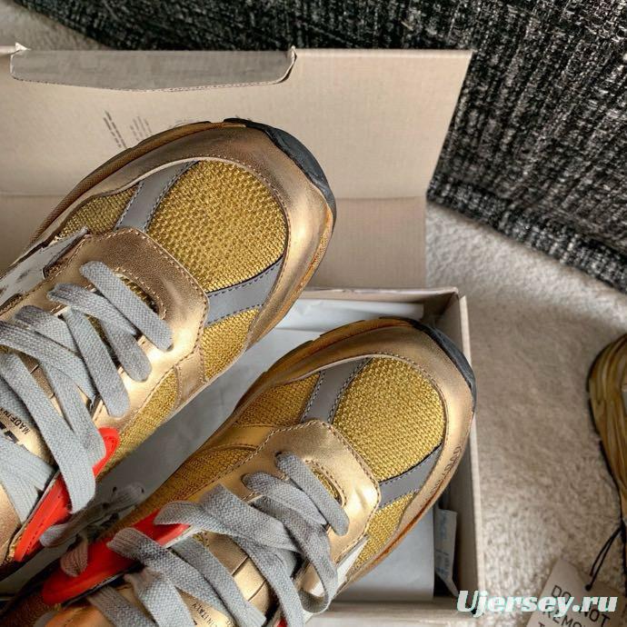 2024 Unisex GGDB Beige Grey Red Leather Mesh Sneakers