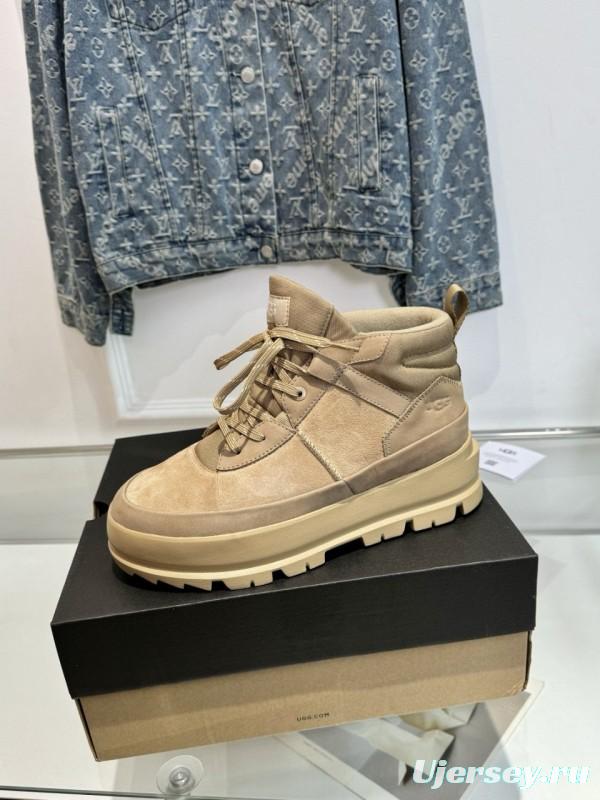 2024 Unisex UGG beige suede leather boots MJ00300