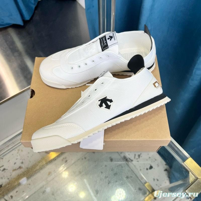 2024 Unisex Descente White Canvas Plimsolls MJ00280