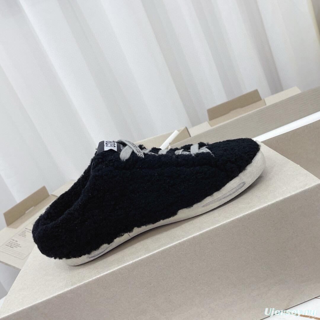 2024 GGDB Black Fur Slippers MJ00280