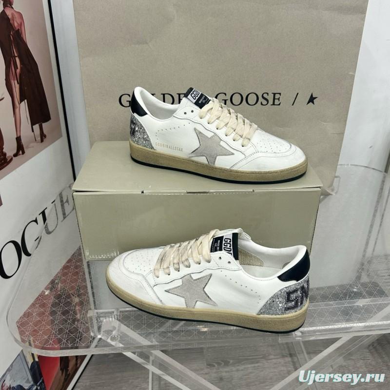 2024 Unisex GGDB White Black Leather Suede Sneakers