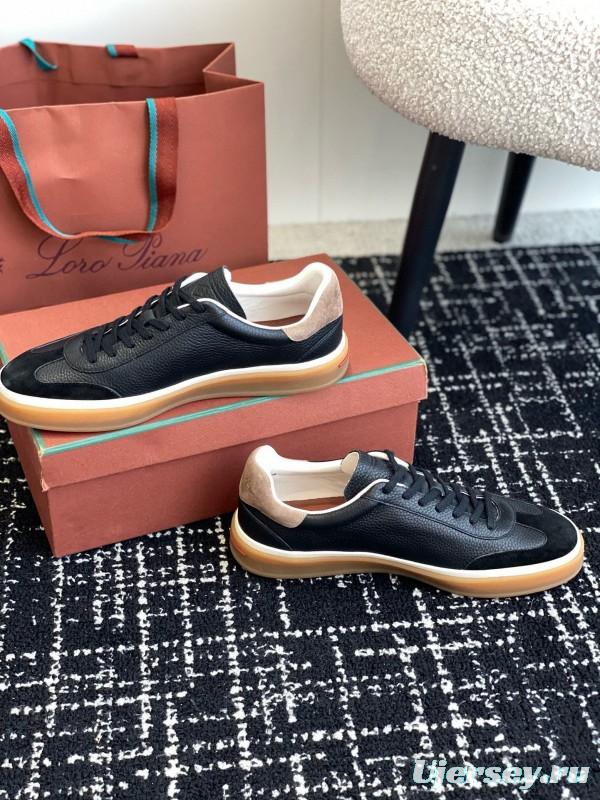 2024 Men LP Black Suede Leather Sneakers MJ00320
