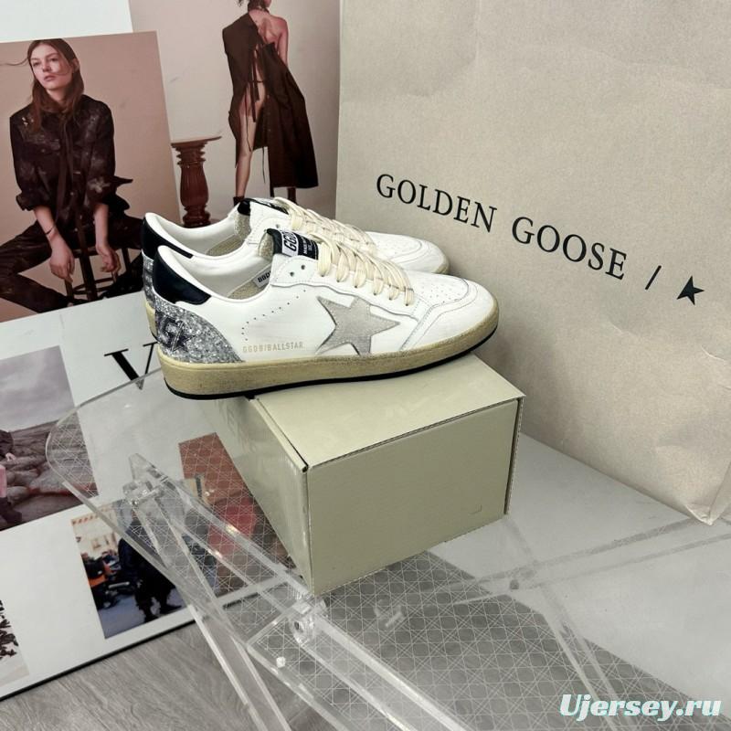 2024 Unisex GGDB White Black Leather Suede Sneakers