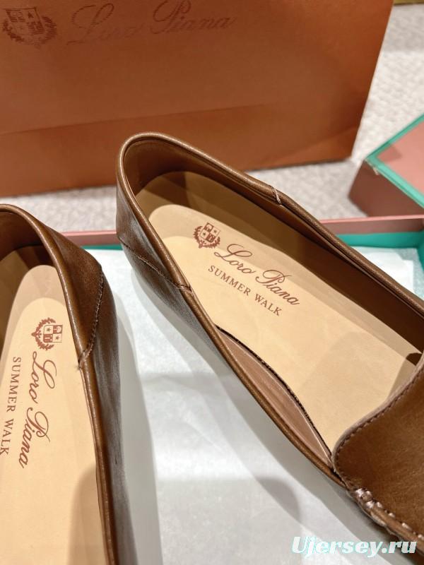 2025 Women Le Parmentier Brown Leather Loafer Tassel LY00291