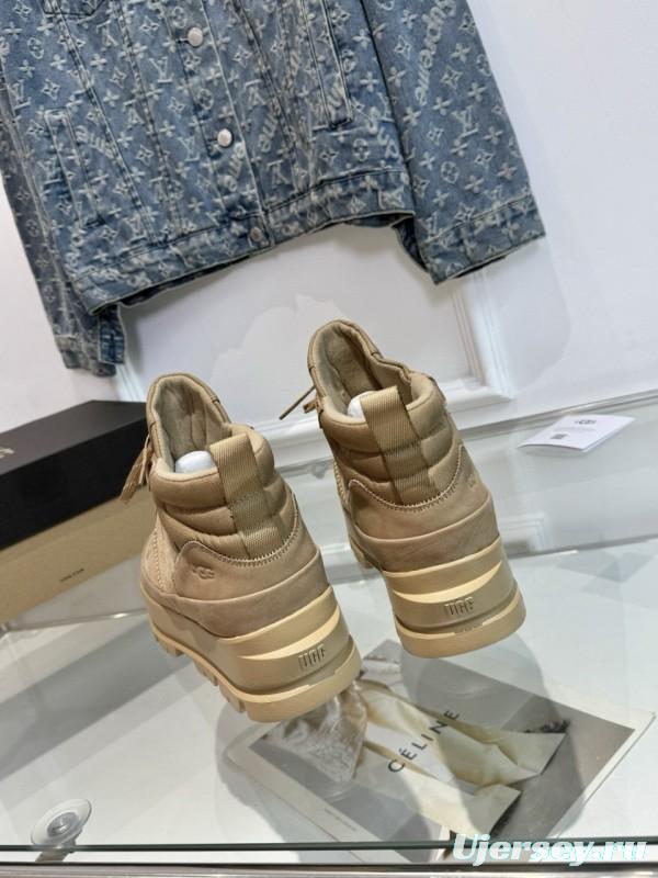 2024 Unisex UGG beige suede leather boots MJ00300