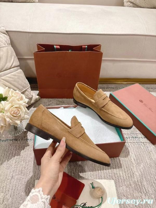 2025 Women LP Tan Suede Loafer LY00320