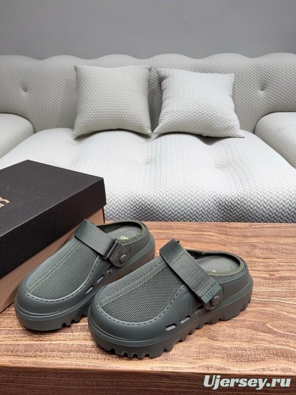 2025 UGG Green Mesh Slippers KFY00220