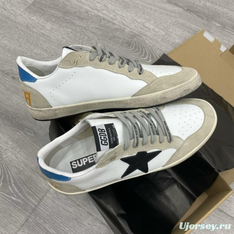 2024 Unisex GGDB White Beige Black Blue Leather Suede Sneakers MJ00260