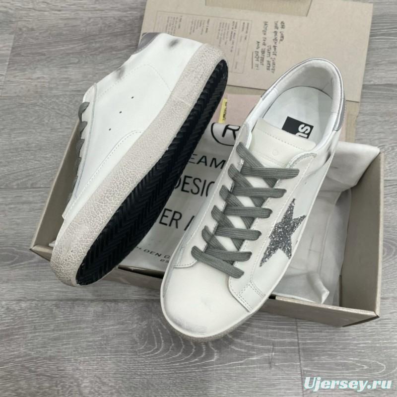 2025 Men GGDB White Grey Leather Sneakers SUPER STAR