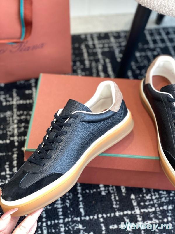 2024 Men LP Black Suede Leather Sneakers MJ00320