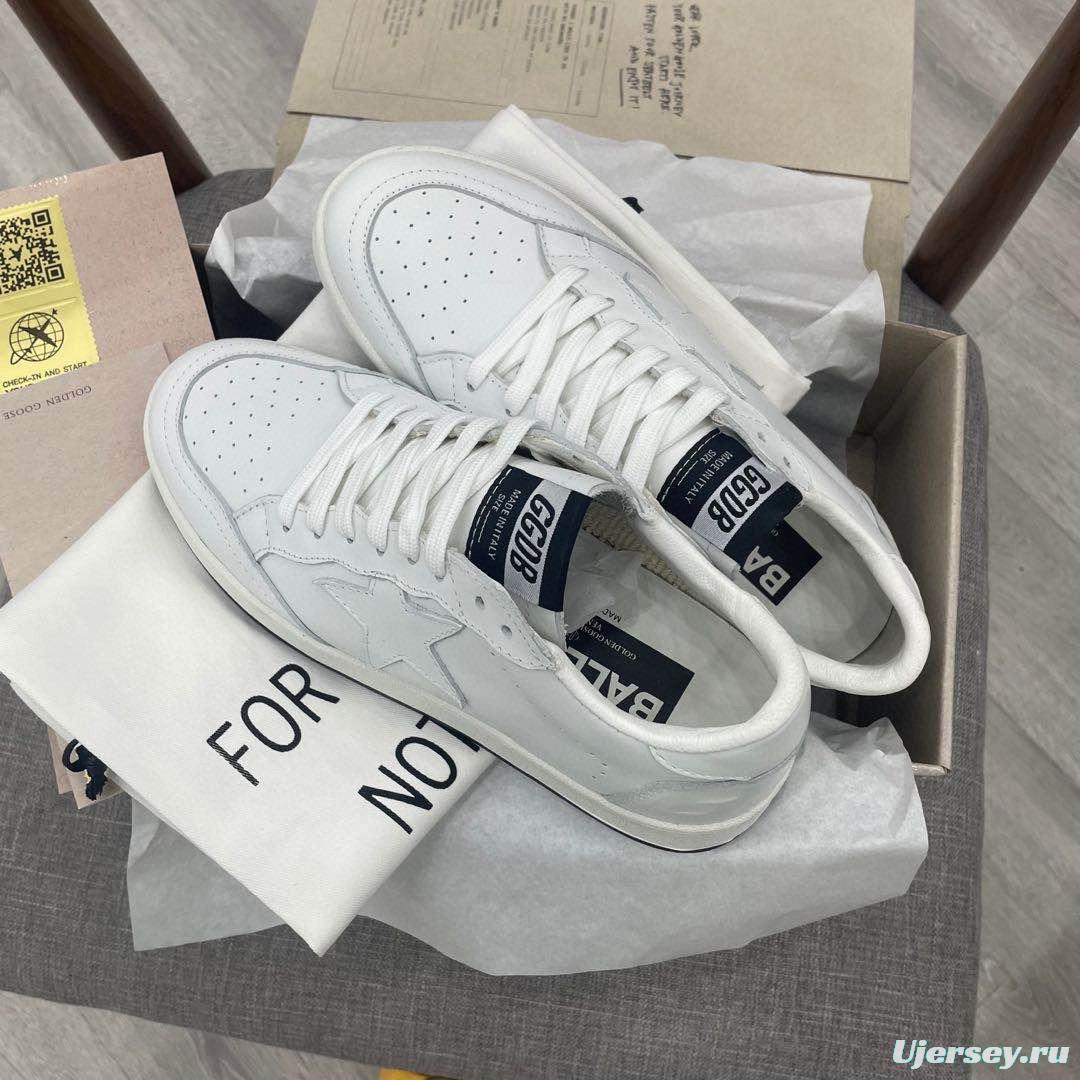 2024 Unisex GGDB White Leather Sneakers MJ00260