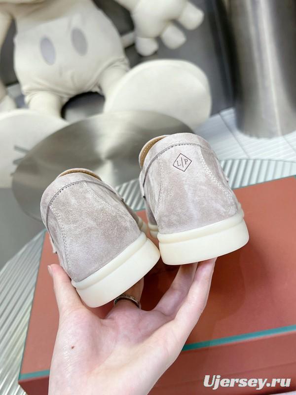 2024 Unisex Le Parmentier Beige Suede Loafers