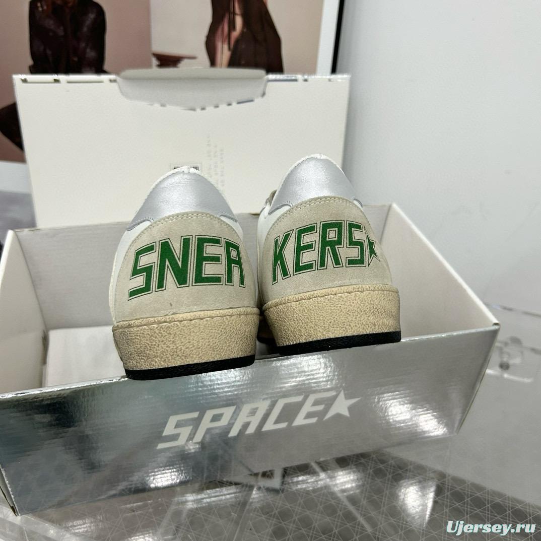 2024 Unisex GGDB White Beige Red Suede Leather Low-Top Sneakers MJ00260