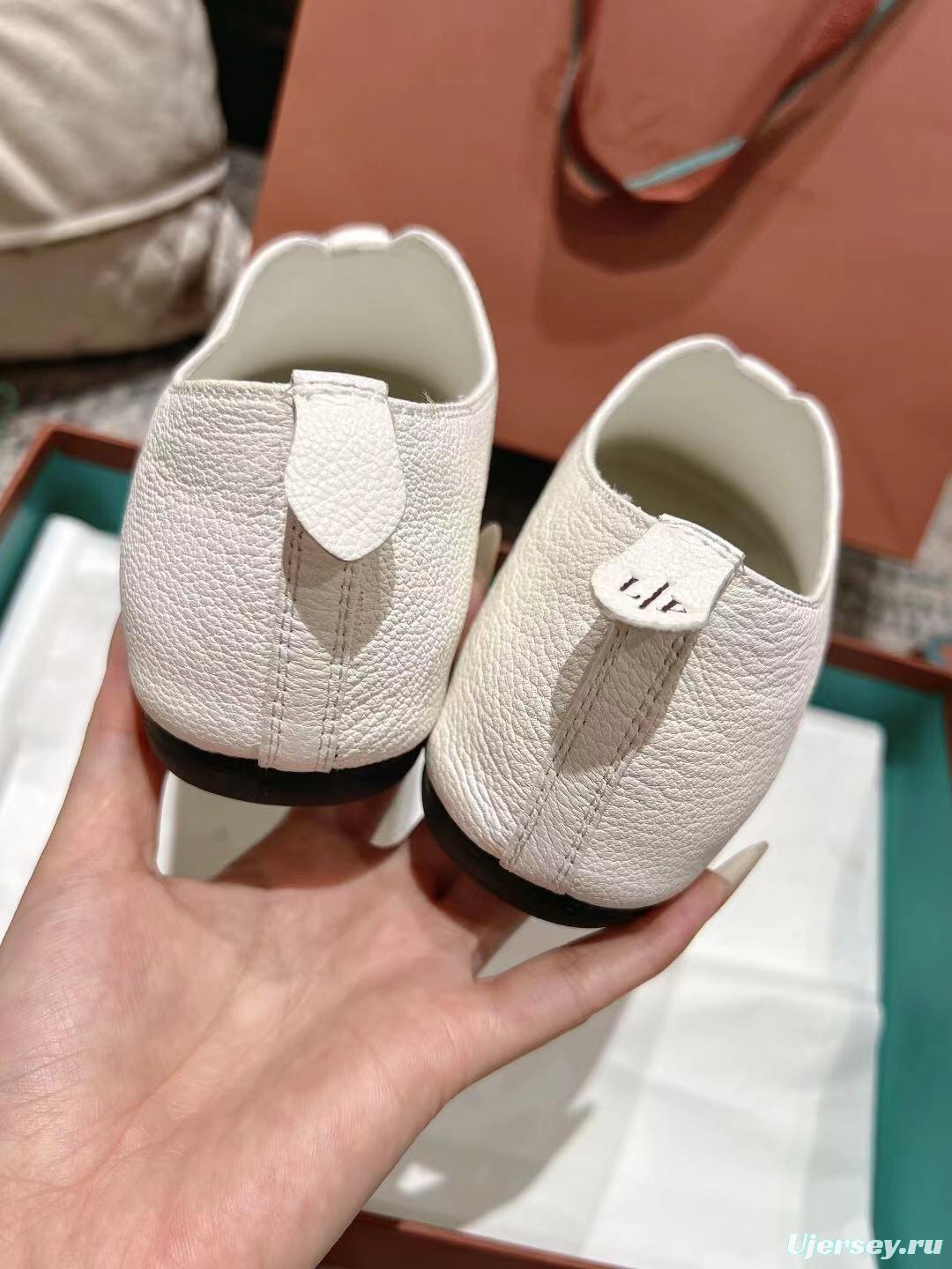 2025 Women LP White Leather Casual Shoes LY00300