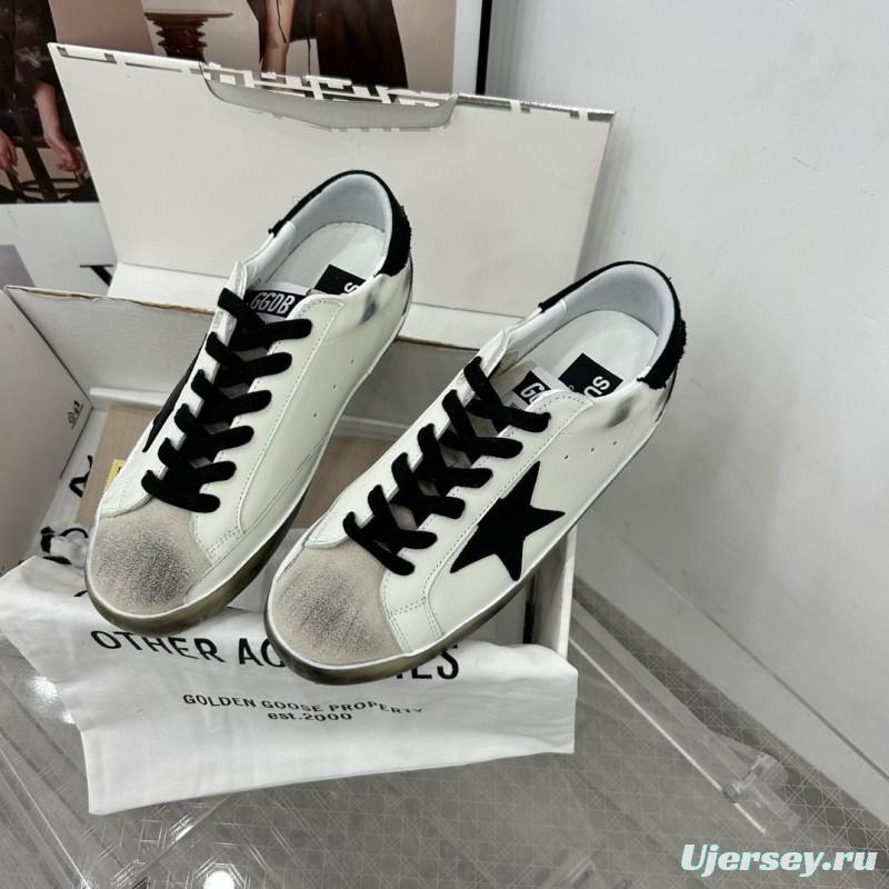 2025 Men GGDB White Black Leather Suede Sneakers SUPER STAR