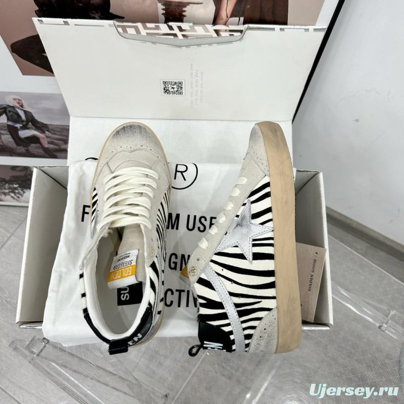 2024 Unisex GGDB Black White Grey Suede High Top Sneakers MJ00300