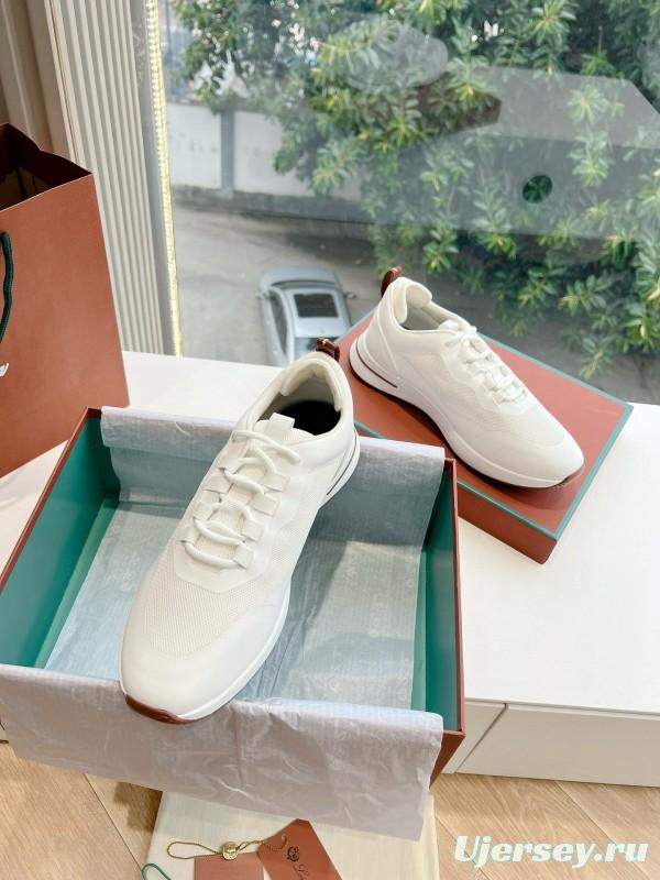 2024 Unisex Le Parmentier White Knit Top Version Thick Sole Casual Shoes MJ00340(F)