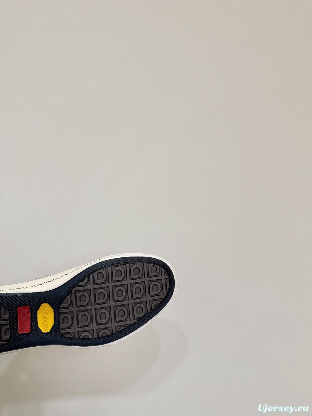 2025 Women VISVIM Green Canvas Sneakers