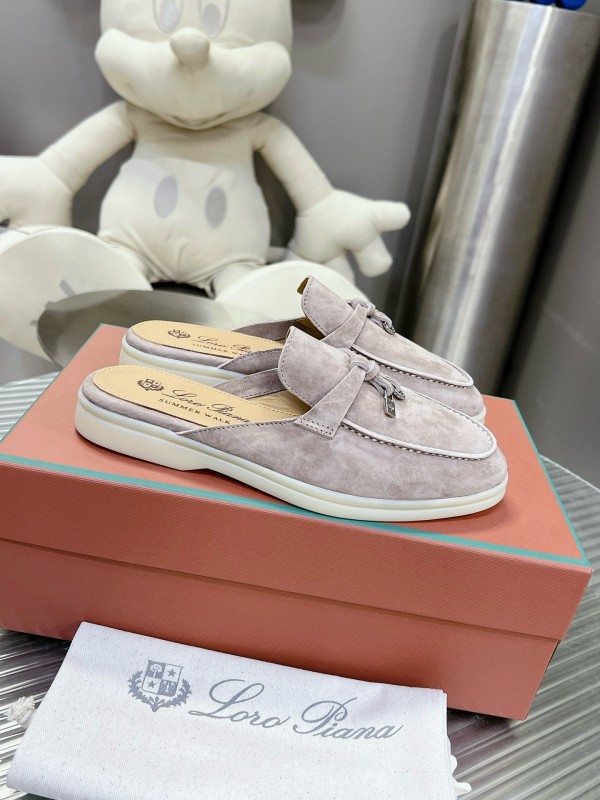 2024 Slippers LP gray suede slip-on MJ00270
