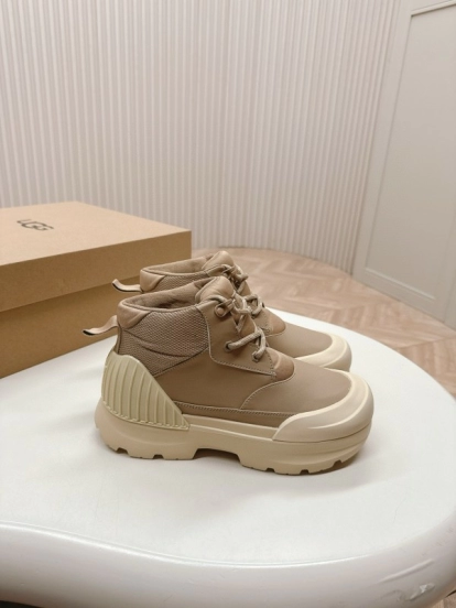 2024 Women UGG beige mesh leather Hiking Boot MJ00320