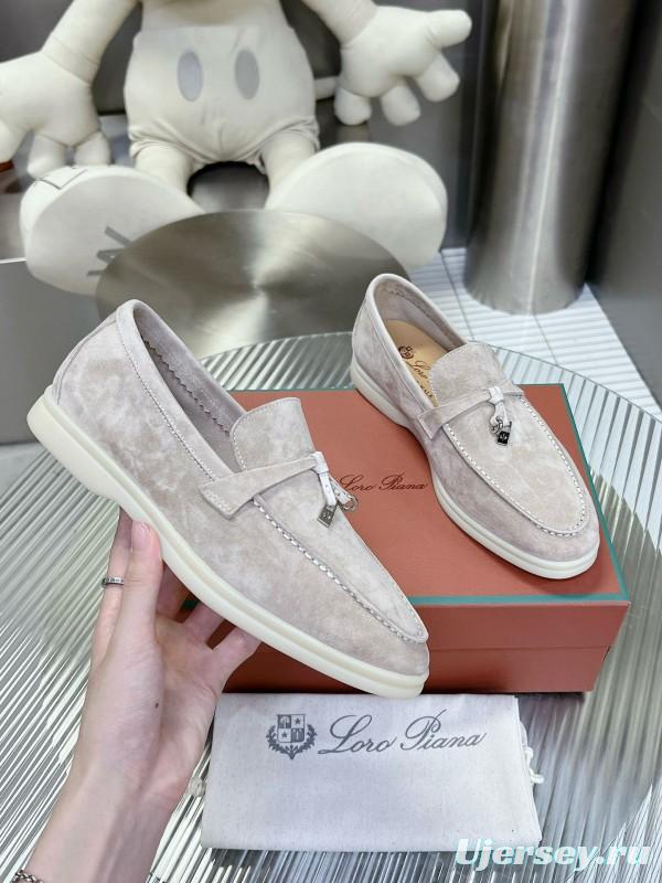 2024 Unisex Le Parmentier Beige Suede Loafers