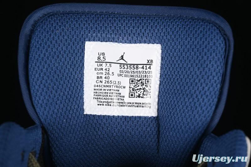 Nike Air Jordan 1 Low Retro Basketball Shoes Panda Mischief Pioneer Knight Brown Grey - 553558-414