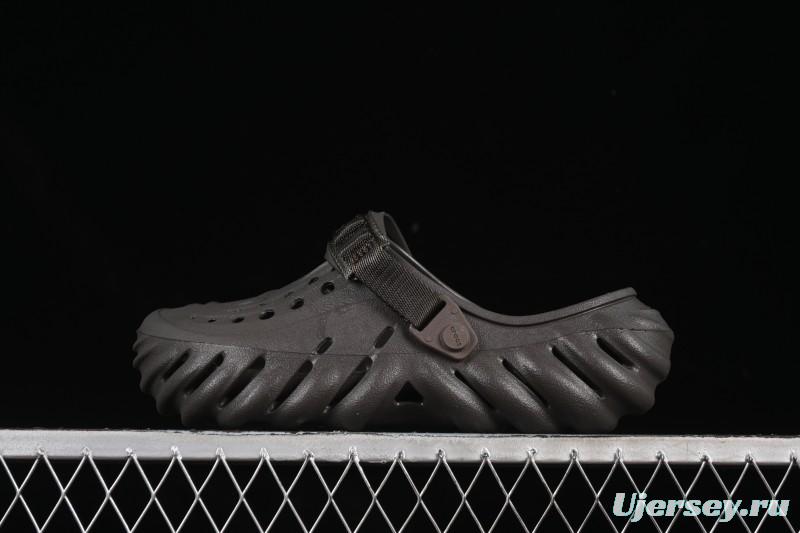 Crocs Bobs Flat Heel Closed Toe Slip-On Beach Clog Sandals - B.D4