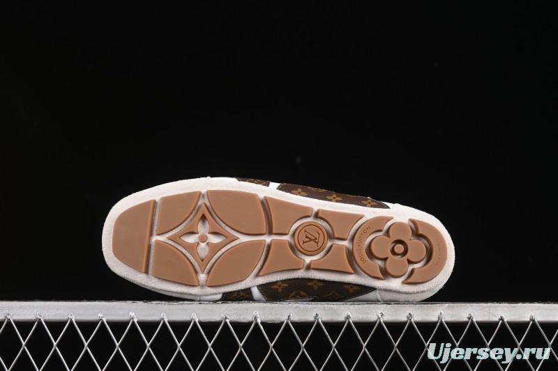 Louis Vuitton Sneakerina Round-Toe Lace-Up Ballet Style Flat Training Shoes - N.F6